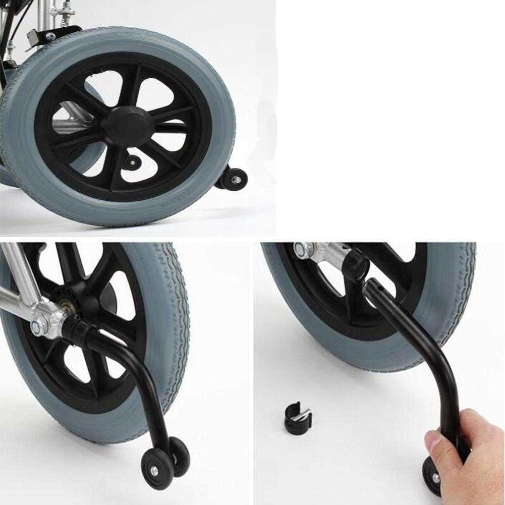 Wheelchair Fold Light Portable Aluminum Alloy, Travel Aircraft Disabled Trolley Old Man Scooter,Portable