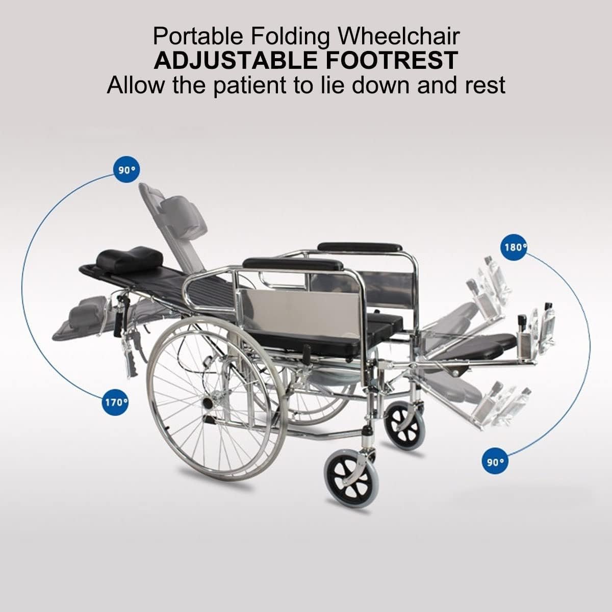 Manual Self Propelled Outdoor Comfortable Mobile Wheelchair Displacement Machine Lightweight Folding Portable 18 Inch Extra-Wide Bariatric Outdoor Comfortable Mobile Wheelchair Displacement