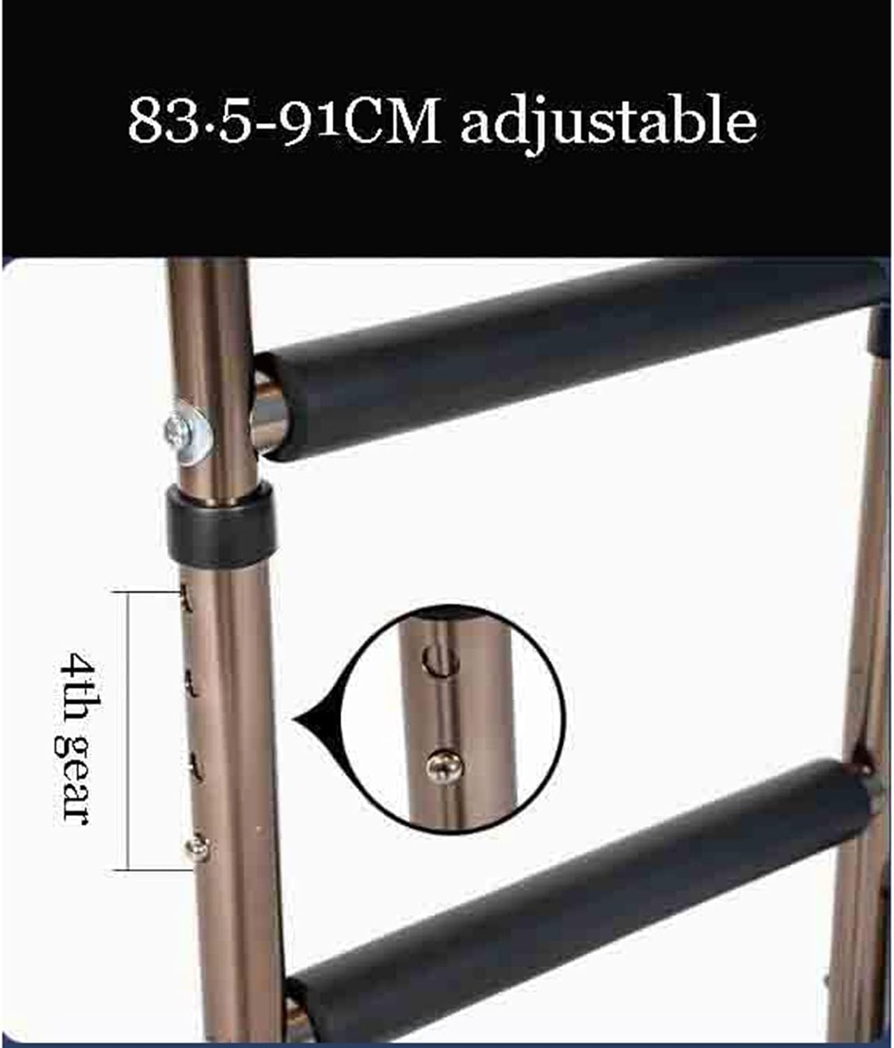 Chair Stand Assist Adjustable Heights Safety Hand Rail, Portable Mobility Aids Stand Assist Mobility & Daily Living Aids for Elderly Disabled Pregnant (A)