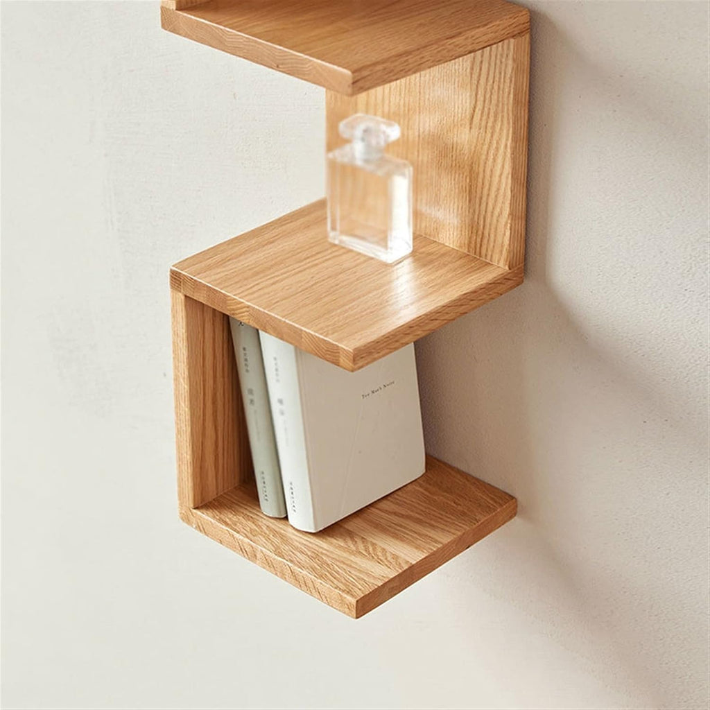 TOMYEUS Bookshelf Creative Corner Shelf Simple Small Bookshelf Corner Shelf Storage Rack Desk Organizer for Study Bedroom Office Bookcase Storage Rack