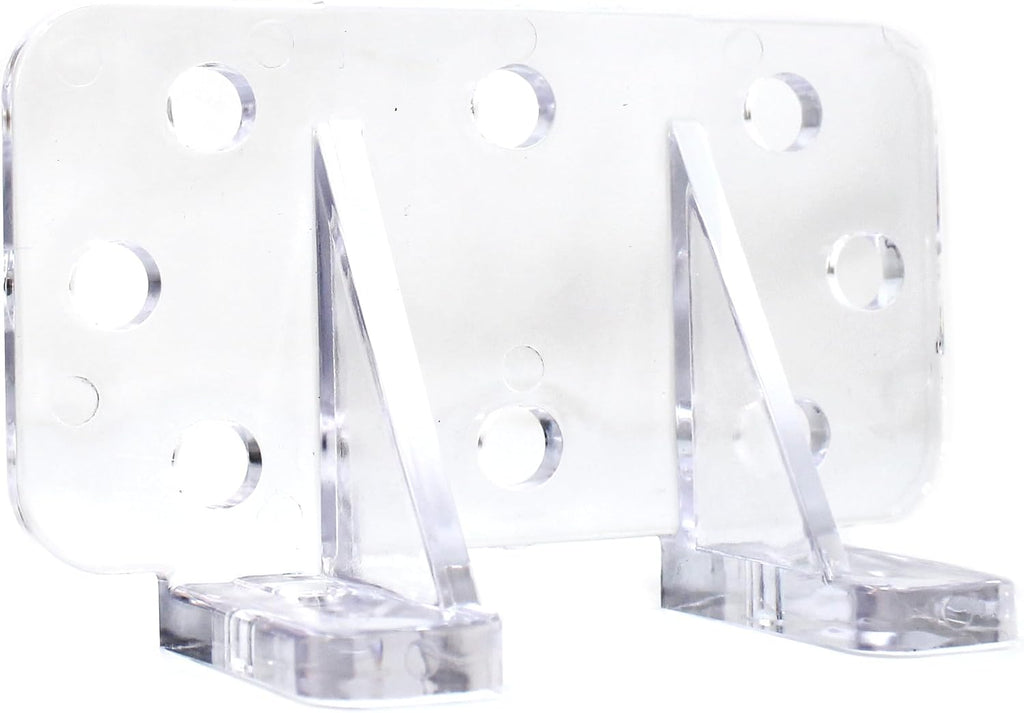 Clear Plastic Keystone 25 Piece Jumbo Snow Guards with Mechanical Fastening Mounting Hardware Kit - Includes 1.5' #14 Self-tapping Screws with Neoprene Washers for Metal Purlins & (1) Tube of Sealant