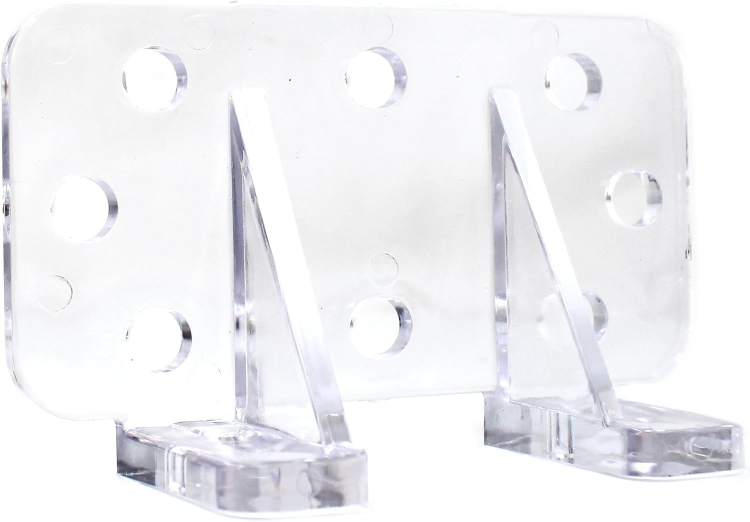 Clear Plastic Keystone 25 Piece Jumbo Snow Guards with Mechanical Fastening Mounting Hardware Kit - Includes 1.5' #14 Self-tapping Screws with Neoprene Washers for Metal Purlins & (1) Tube of Sealant
