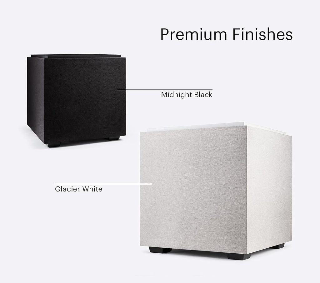 Definitive Technology Descend DN10 10' Subwoofer Digitally Optimized for Movies and Music, New 3XR Architecture, 500W Peak Class D Amplifier & (2) 10' Bass Radiators, White (Renewed) (Renewed)