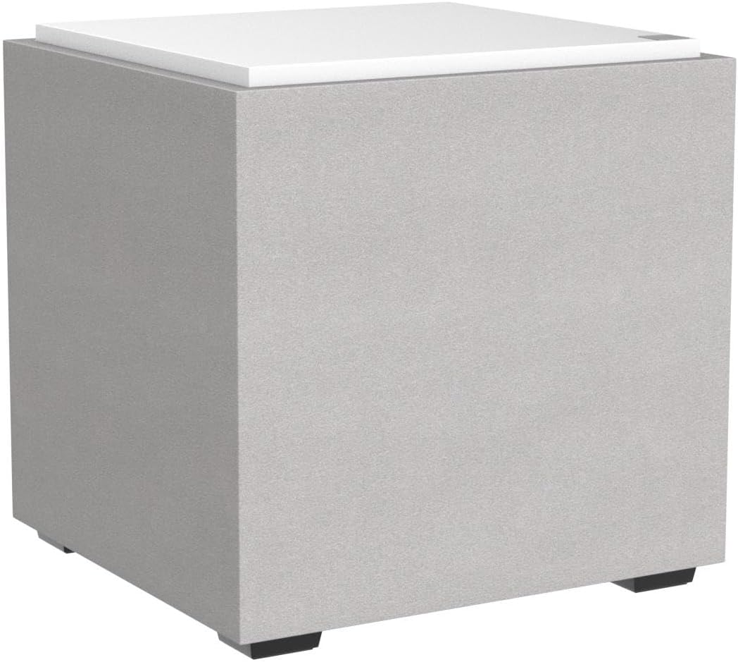 Definitive Technology Descend DN10 10' Subwoofer Digitally Optimized for Movies and Music, New 3XR Architecture, 500W Peak Class D Amplifier & (2) 10' Bass Radiators, White (Renewed) (Renewed)