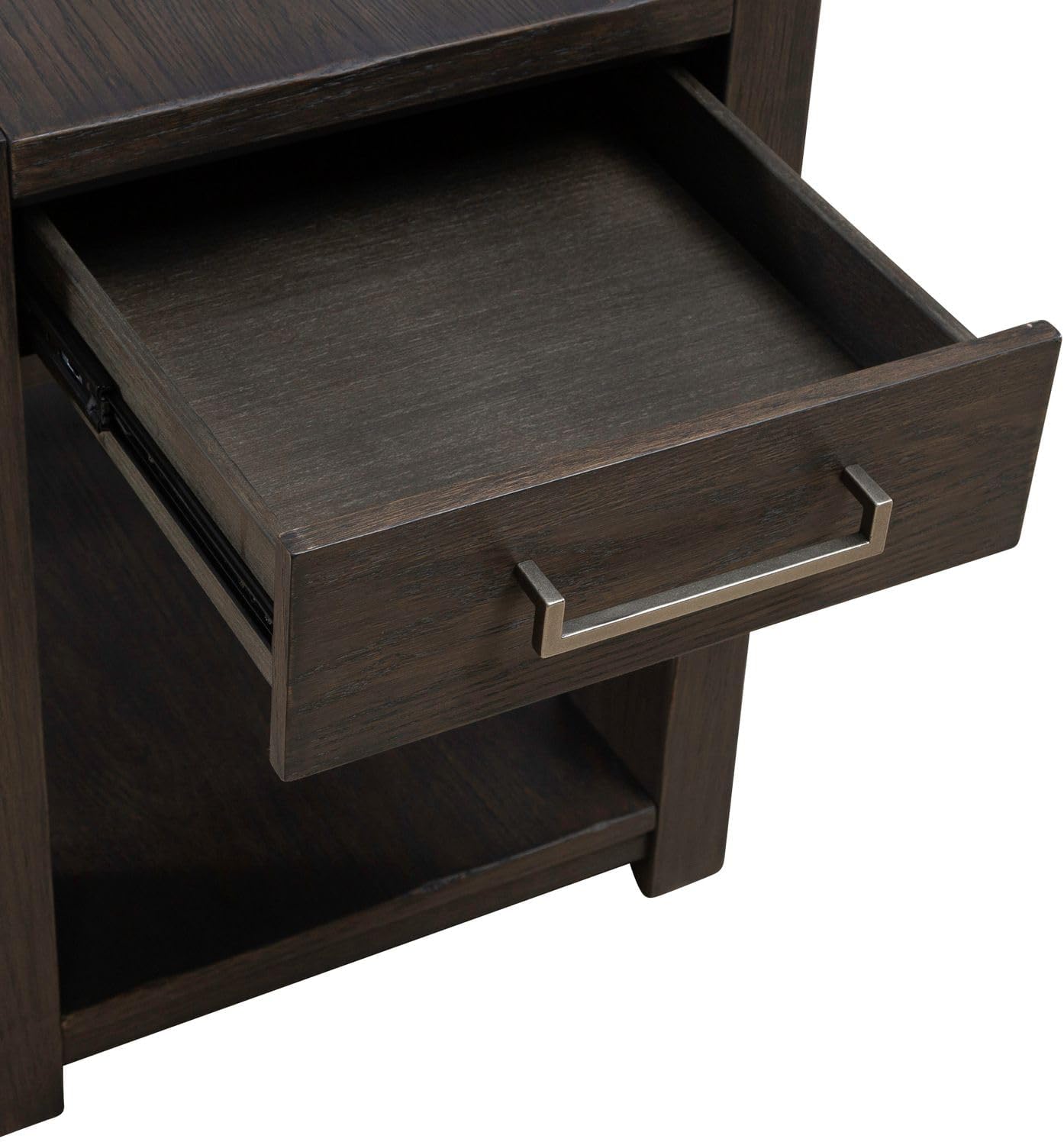 Liberty Furniture Lennox Hill Living Room Chairside Table - Bark
