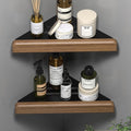 Bathroom Hardware Set Black Wood Bath Accessories Wall Mounted Towel Rack Towel Bar Toilet Brush Towel Hooks Paper Holder,H