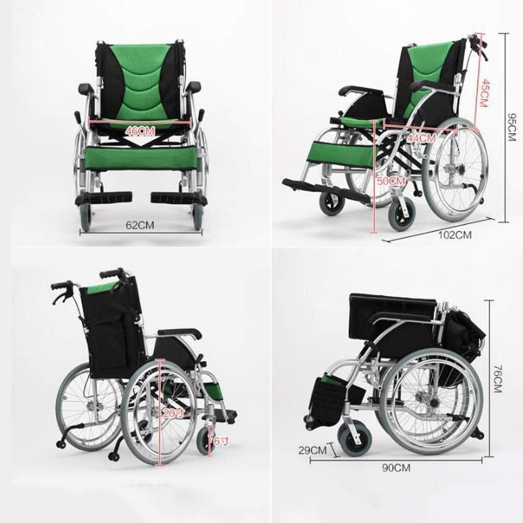 Wheelchair Aluminum Alloy Fold Light Trolley Seniors Disabled Super Light Portable Travel Scooter Trolley,Portable