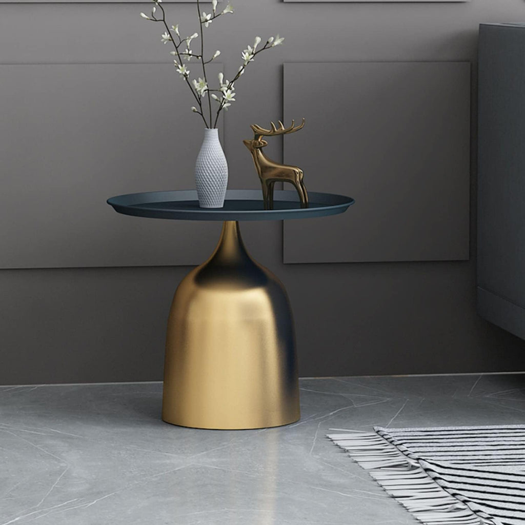 Side Table Couch Side Tables Coffee Table Modern Living Room Bedroom Sofa Tea Side Table Small Side Table Iron Round Bedside Shelf Corner Storage Rack Coffee Tables (Color : C)