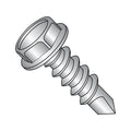 Small Parts 1412KW410 410 Stainless Steel Self-Drilling Screw, Plain Finish, Hex Washer Head, Hex Drive, #3 Drill Point, 1/4'-14 Thread Size, 3/4' Length (Pack of 25)