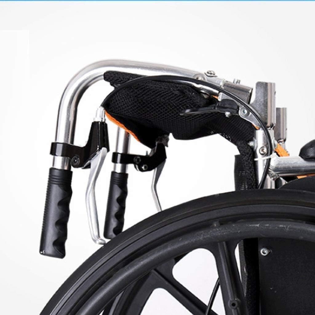 Wheelchair Aluminum Alloy， Light Fold Old Man Scooter Disabled Manual Super Light Tourist