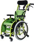 Wheelchair Childrenrsquo;S, Lightweight Aluminum Alloy Scooter Quick Fold with Anti-Overturn Device Breathable Seat Cushion Child Trolley,Portable (B)(B)
