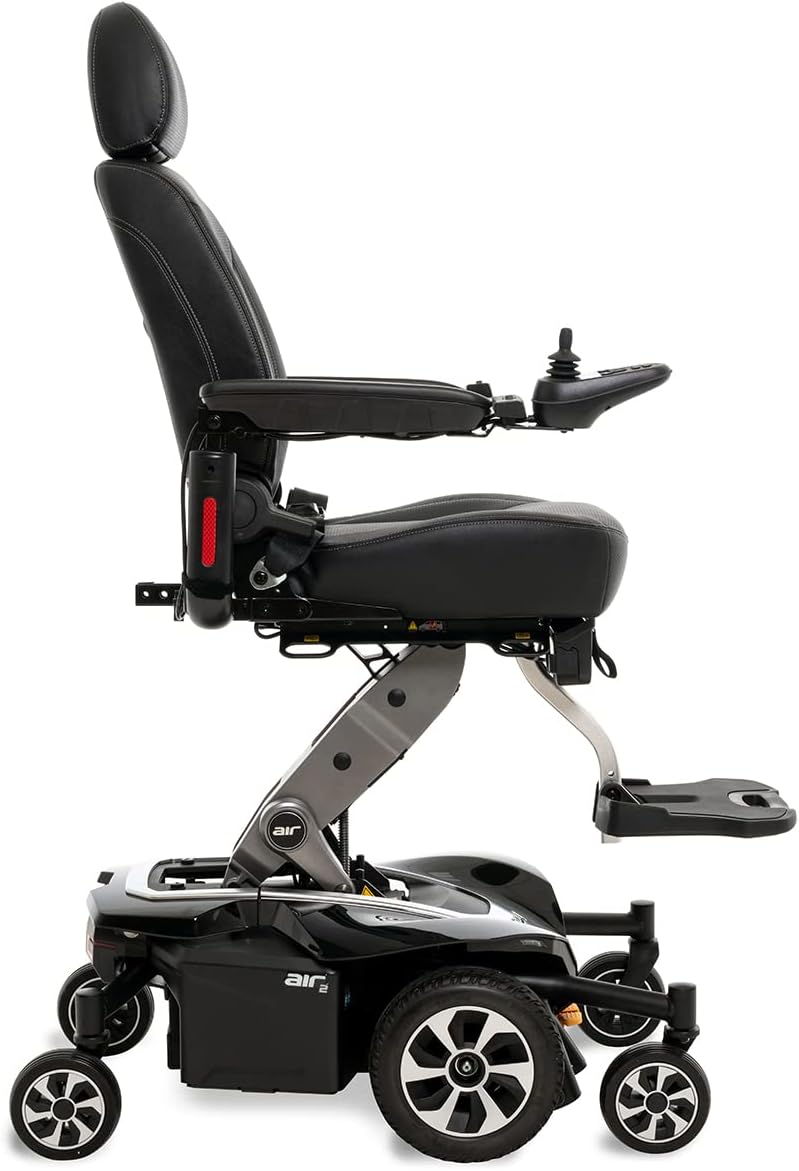 Pride Jazzy Air 2 (Matte Black Pearl)- Includes Joystick Cover, Chair Cover, ARM Bag!