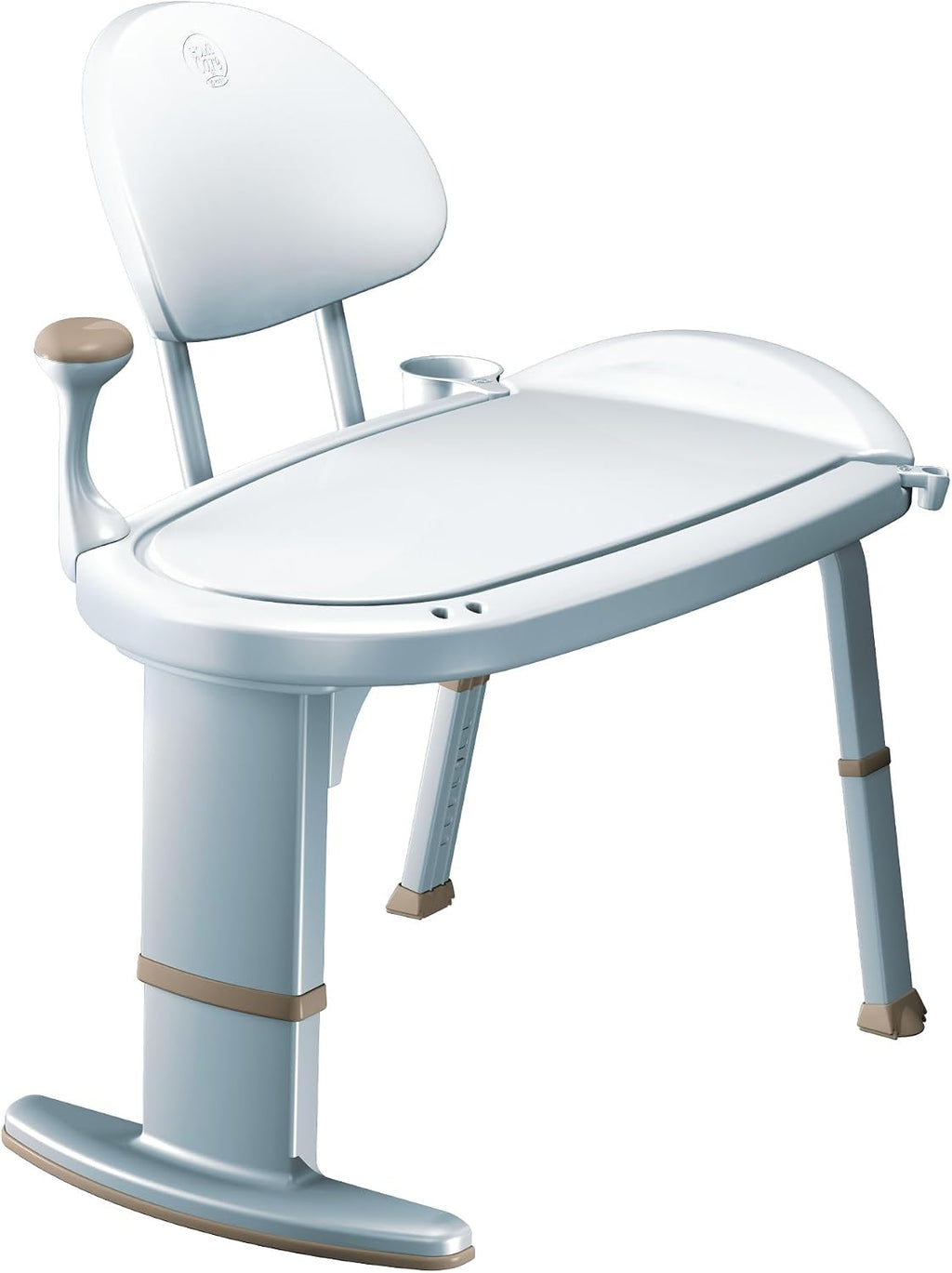 Moen Home Care Bath Safety Tub Transfer Bench, Shower Chair for Elderly and Disabled with Adjustable Height, Handicap Accessories for Daily Living, DN7105