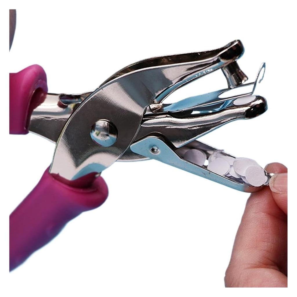 Paper Hole Punch Single-Hand Circle Hole Puncher-3-6mm Adjustable Paper Perforator for Scrapbooking(6mm)