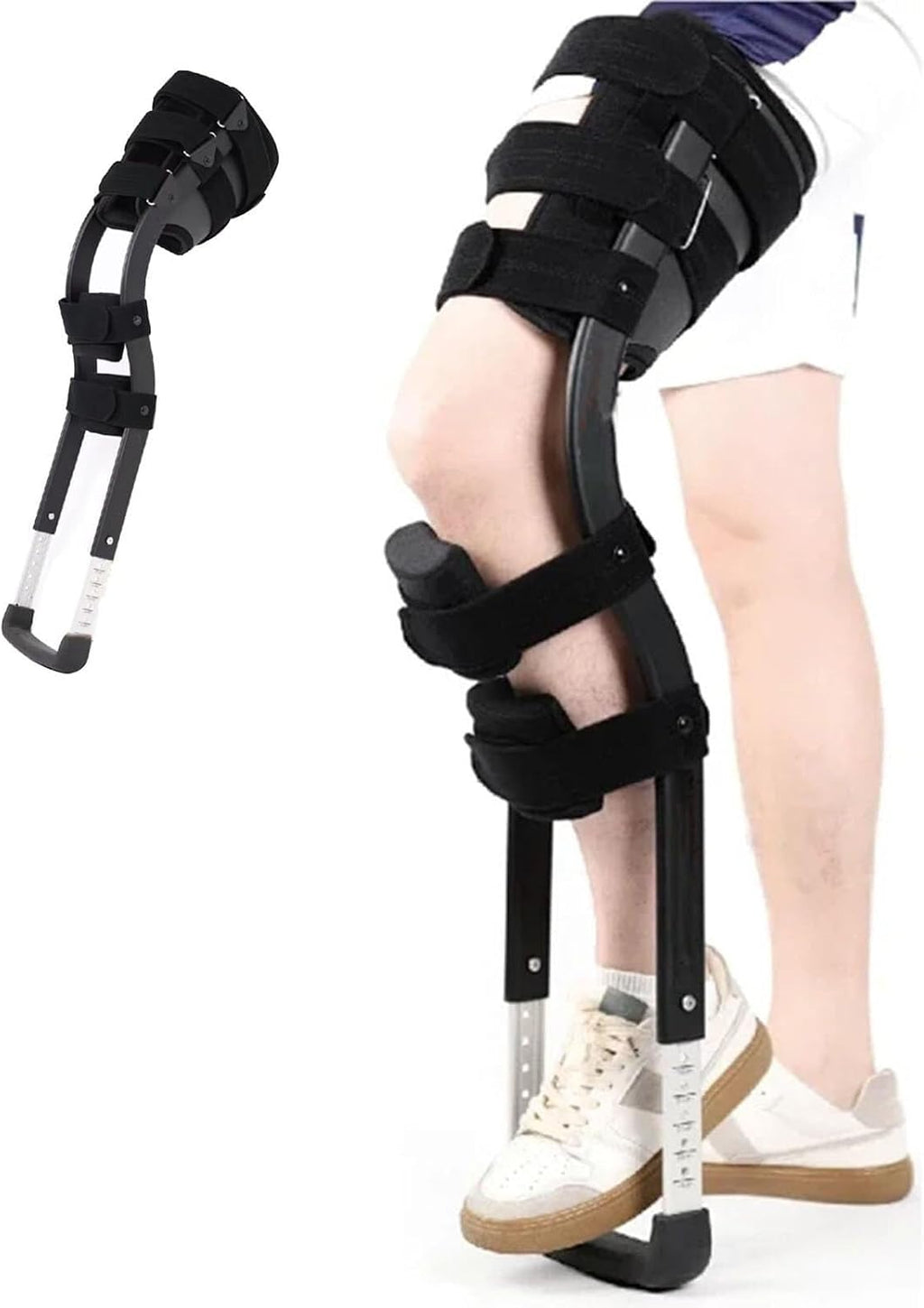 Leg Knee Mobility Support Hands Free Crutches for Adults Alternative to Crutches and Knee Scooters for Disability Elderly Injury Ankle Fracture