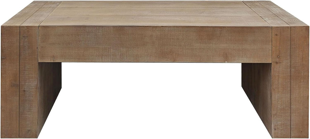 50' Black Coffee Table Living Room Wood Table, Versatile Wood Coffee Tables,Modern Nature Coffee Tables, Nature(49.41' L x 23.82' W x 18.9' H)