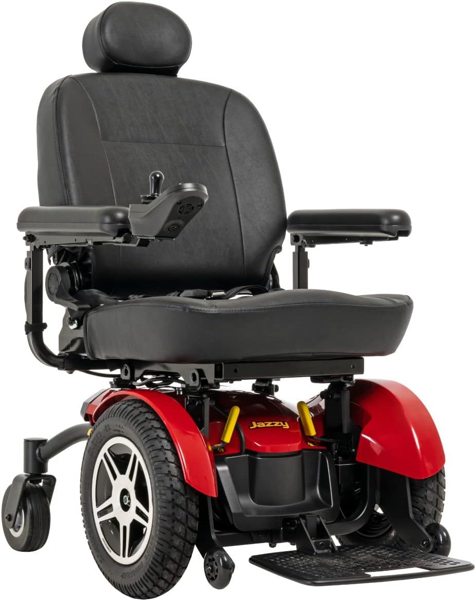 Pride Mobility JELITEHD Jazzy Elite HD Electric Wheelchair - Red