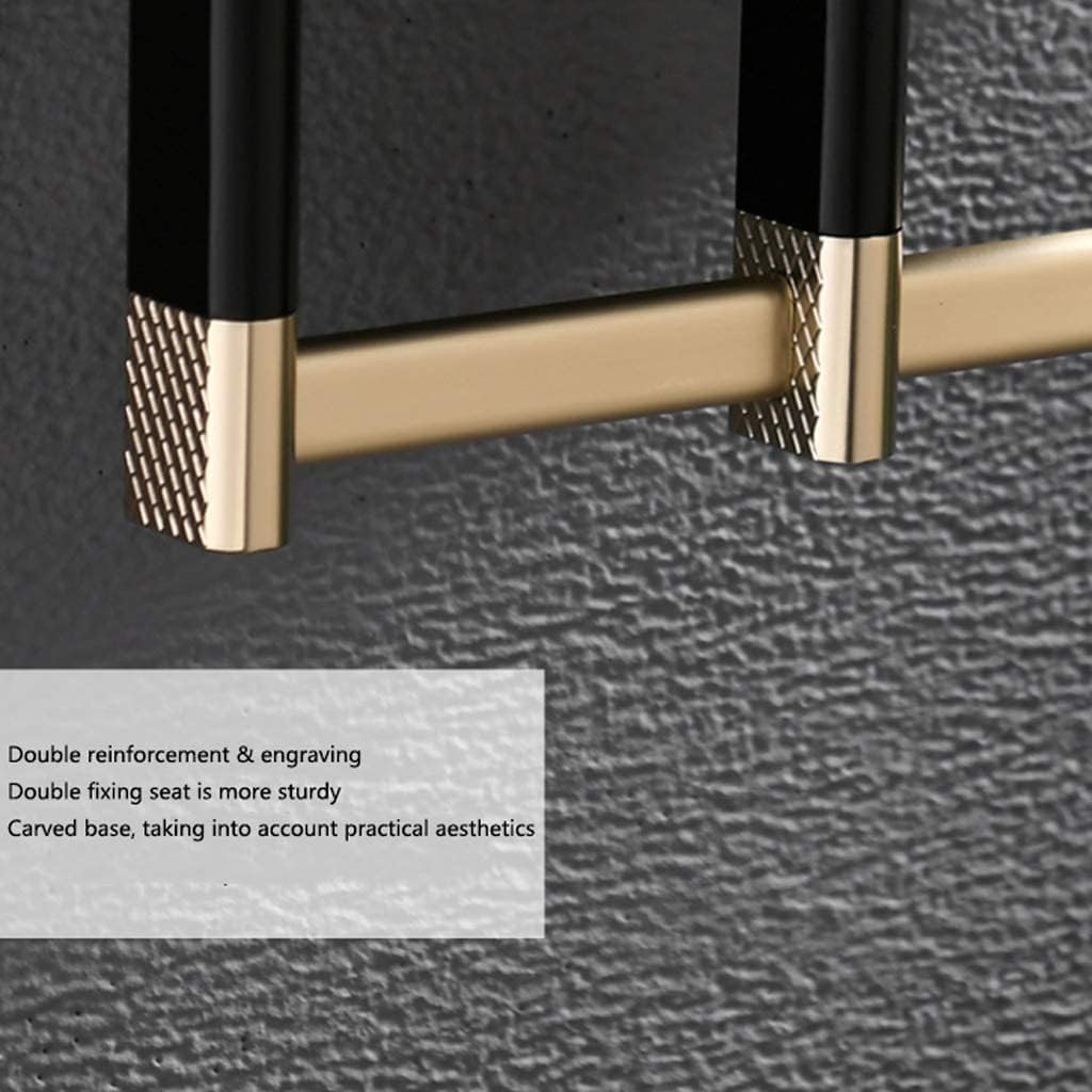 Towel Racks Copper Solid Wood Towel Bar Bathroom Towels Rack Wall Mounted Hanging Towel Holder Organizer Storage Shelf Organizer