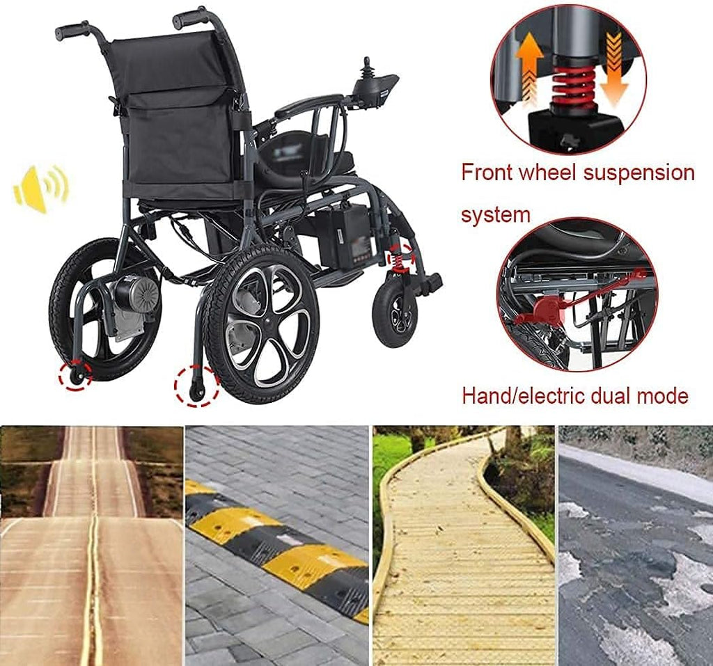 Fully Automatic Electric Wheelchair Portable Folding Household Intelligent Multifunctional Scooter Assisted Vehicle for The Elderly with Disabilities