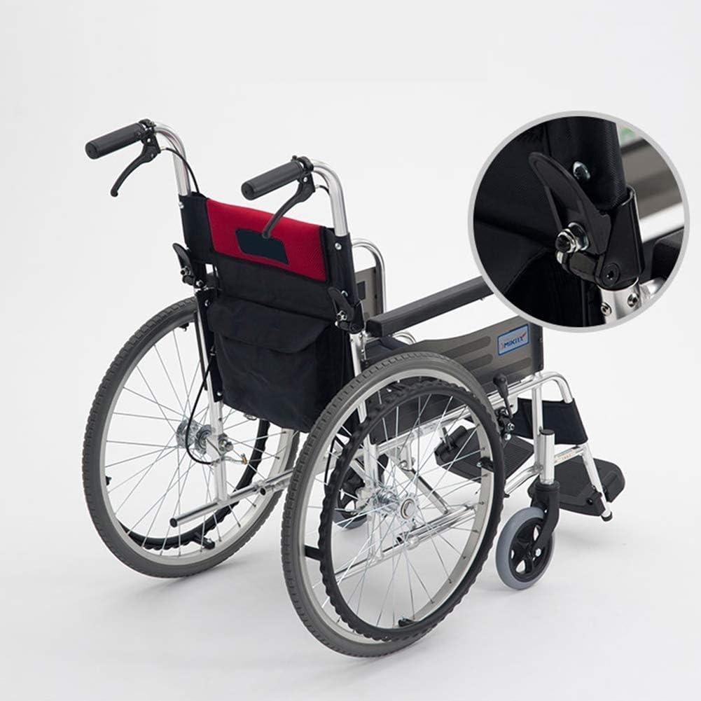 Wheelchair,Wheelchair Elderly Travel Disabled Unicycle Wheelchair Driving,Wheelchair Folding Portable Aluminum Scooter Disabled Elderly Travel Wheelchair,Portable
