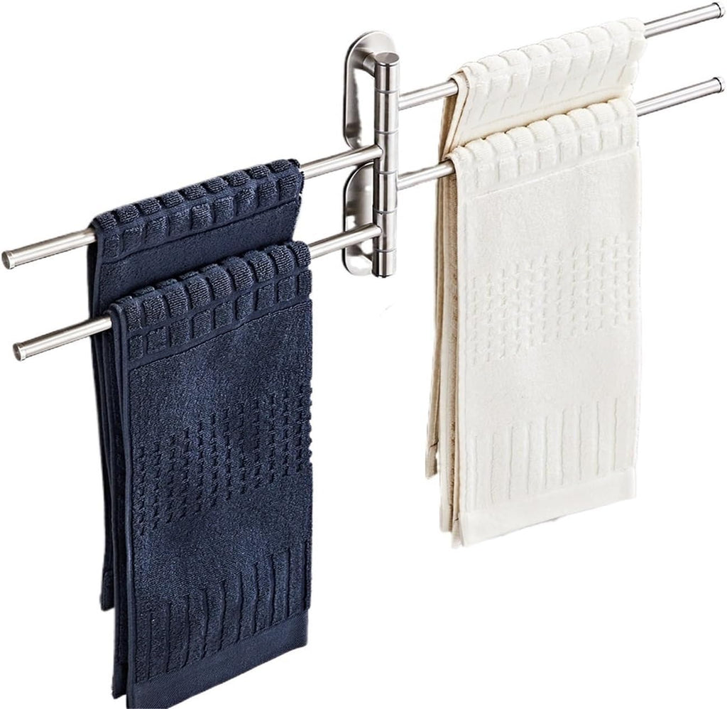 1Pc 304 Stainless Steel Wall-Mounted Towel Rack, Self-Adhesive Bathroom Towel Bar, Modern Bathroom Towel Rack, Bathroom Accesso
