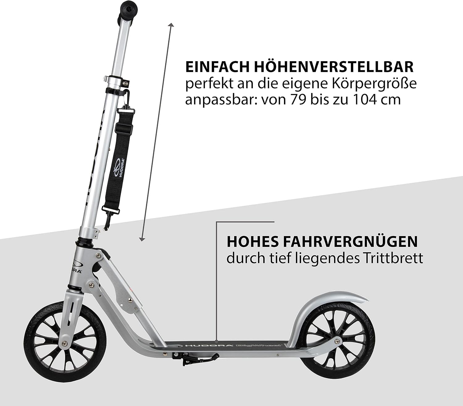 HUDORA Big Wheel Scooter 205 - Tret-Roller