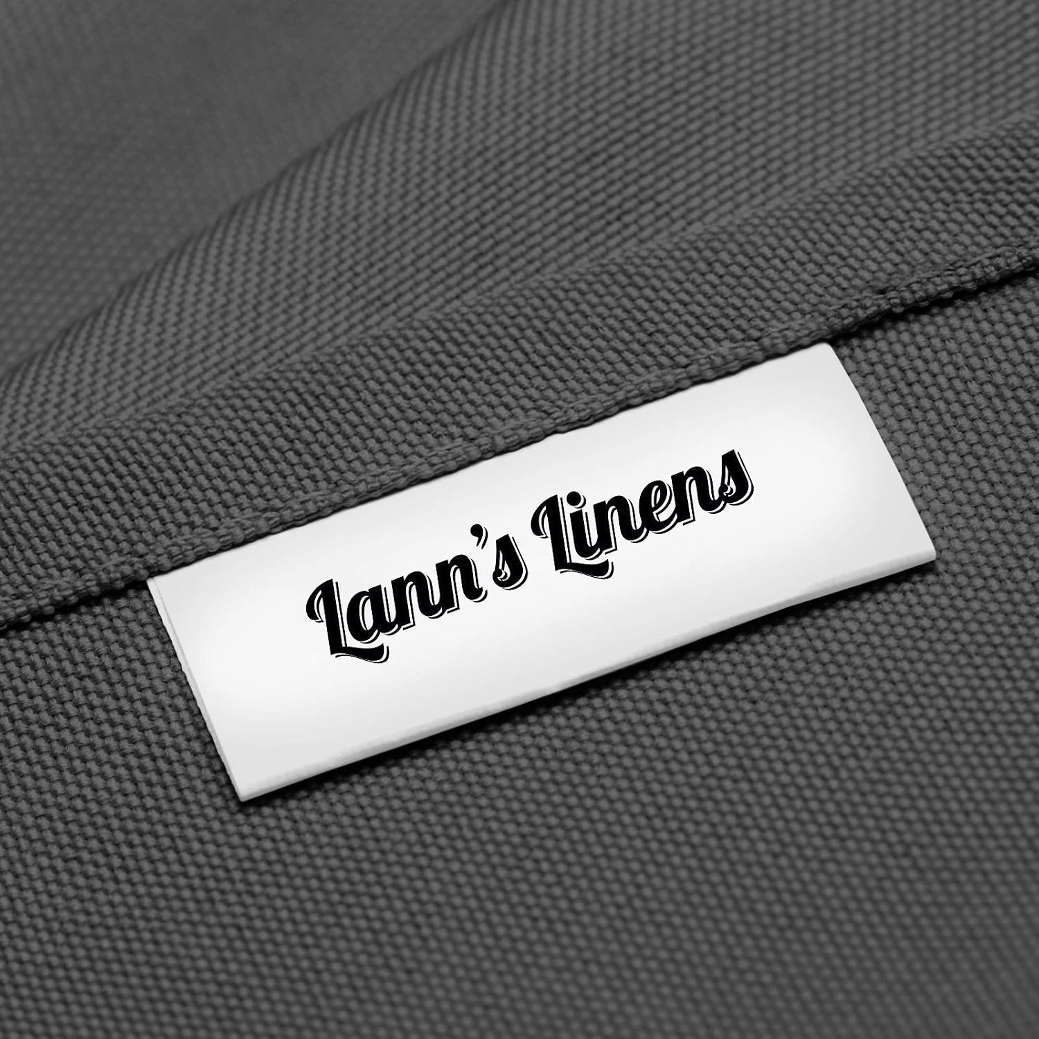 Lann's Linens - 10 Premium 108' Round Tablecloths for Wedding/Banquet/Restaurant - Polyester Fabric Table Cloth - Dark Gray