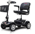 Folding Mobility Scooter for Seniors 4 Wheel Scooter for Adults Electric Medical Scooter Compact for Travel - Electric Powered Wheelchair Device - Compact Heavy Duty Mobile(M1 Chrome)