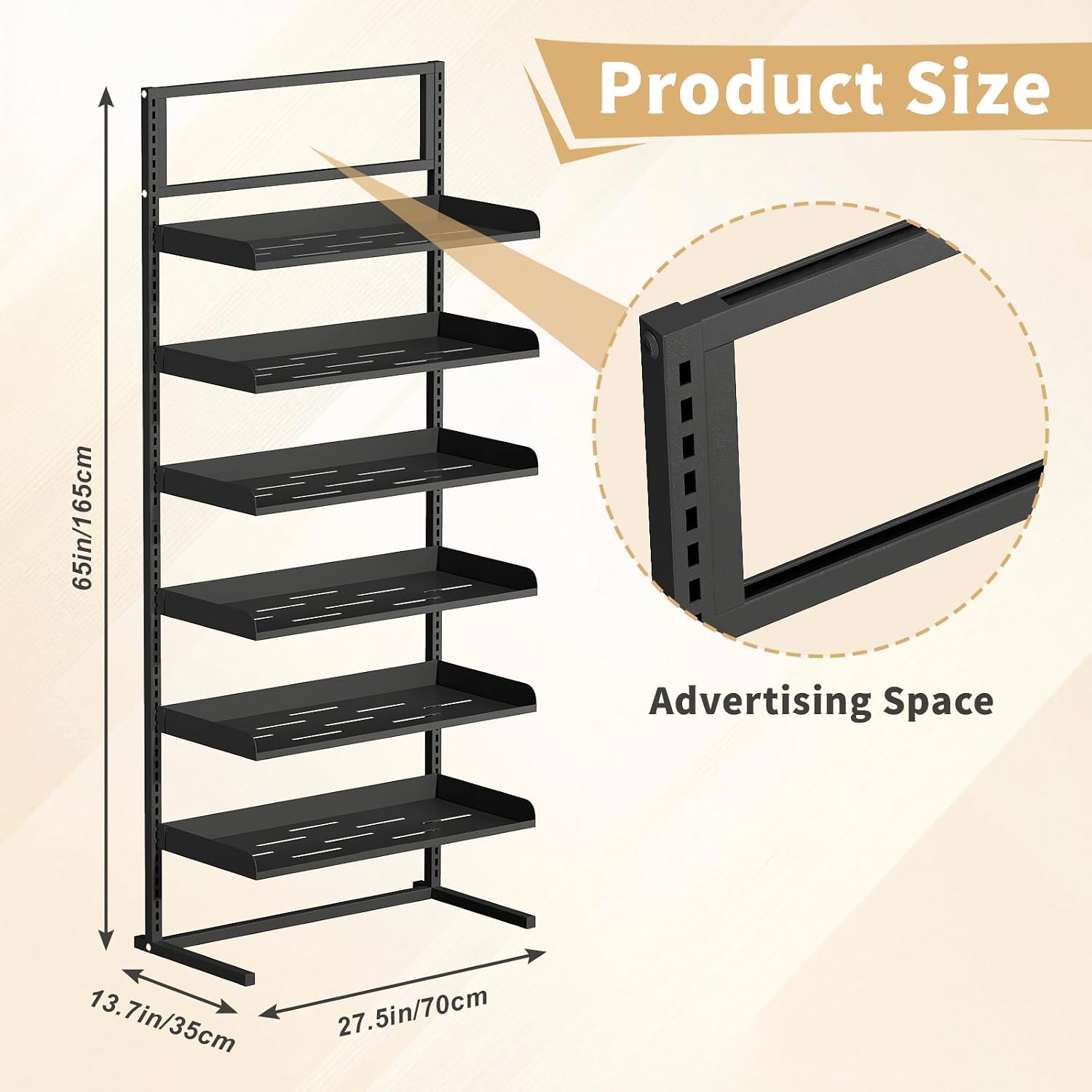 Large Hat Rack Stand, 6 Tier Adjustable Hat Organizer, Heavy Duty Freestanding Cap Storage Holder Fits Up to 180 Hats for Baseball Caps, Cowboy Hats, Metal Shelving for Home and Commercial Use