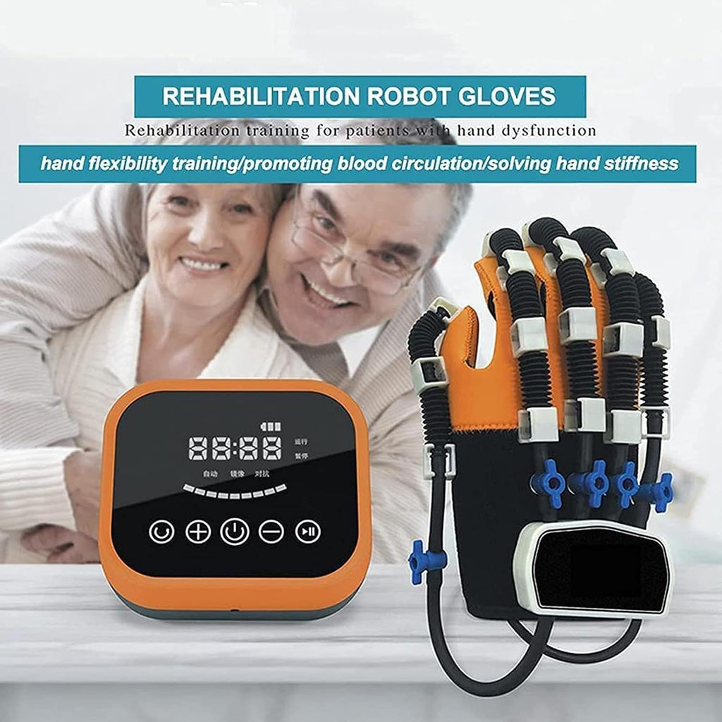 Disability Aids Rehabilitation Equipment Hand Strengthener Finger Orthosis Functional Hand Splint for Long-Term Relief,Right-M