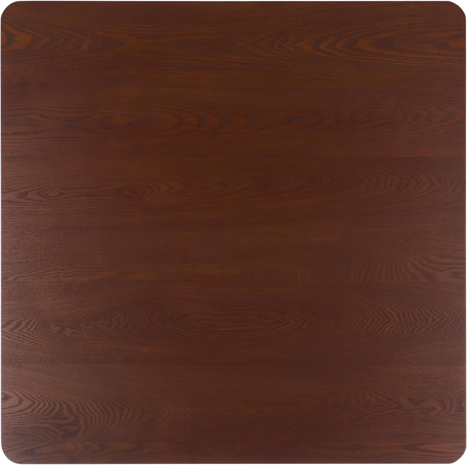 SAFAVIEH Home Collection - Camino Walnut Coffee Table with Ash Veneer, Modern Square Living Room Centerpiece (COF2303A)