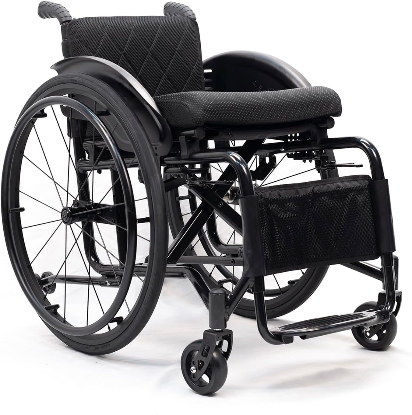 Wheelchair,Folding Transport Wheelchair,Solid Tire Sport Wheelchair,Light Weight Wheelchair,Aluminum Alloy Wheelchair,Self-propelled Manual Wheelchairs,Mobility Aids for Adult(Seat Width 36cm)