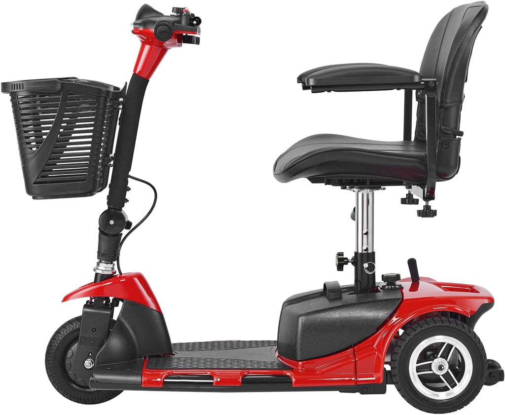 VEVOR 2025 Upgraded 3 Wheel Folding Mobility Scooter for Adults & Seniors,Electric Powered Mobility Scooter & 12 Mile Long Range, All Terrain Travel Wheelchair with 9° Climbing, 265lb Capacity