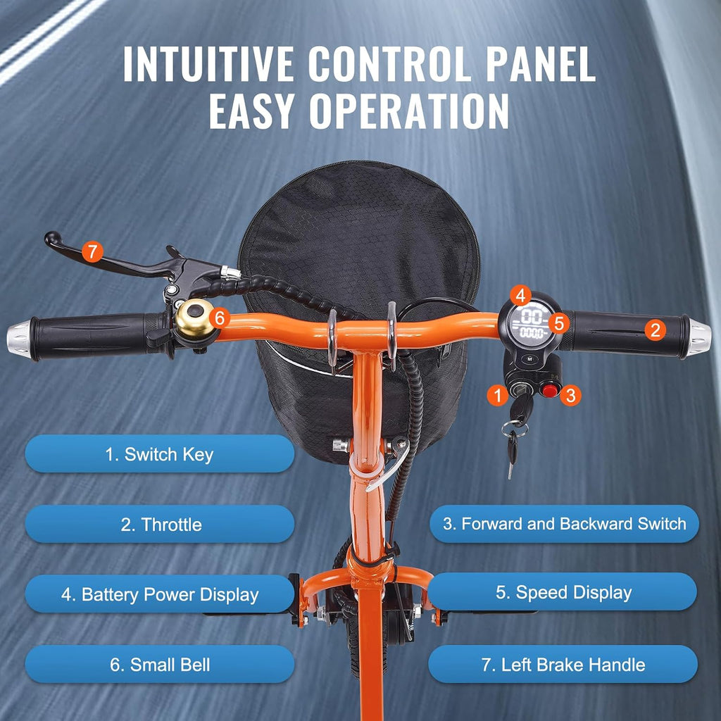 VEVOR 2025 Upgraded Lightweight Mobility Scooter for Adults & Seniors,50lb Foldable, FAA & Cruise Approved with 12 Mile Range & Removable Battery. Supports 330lbs