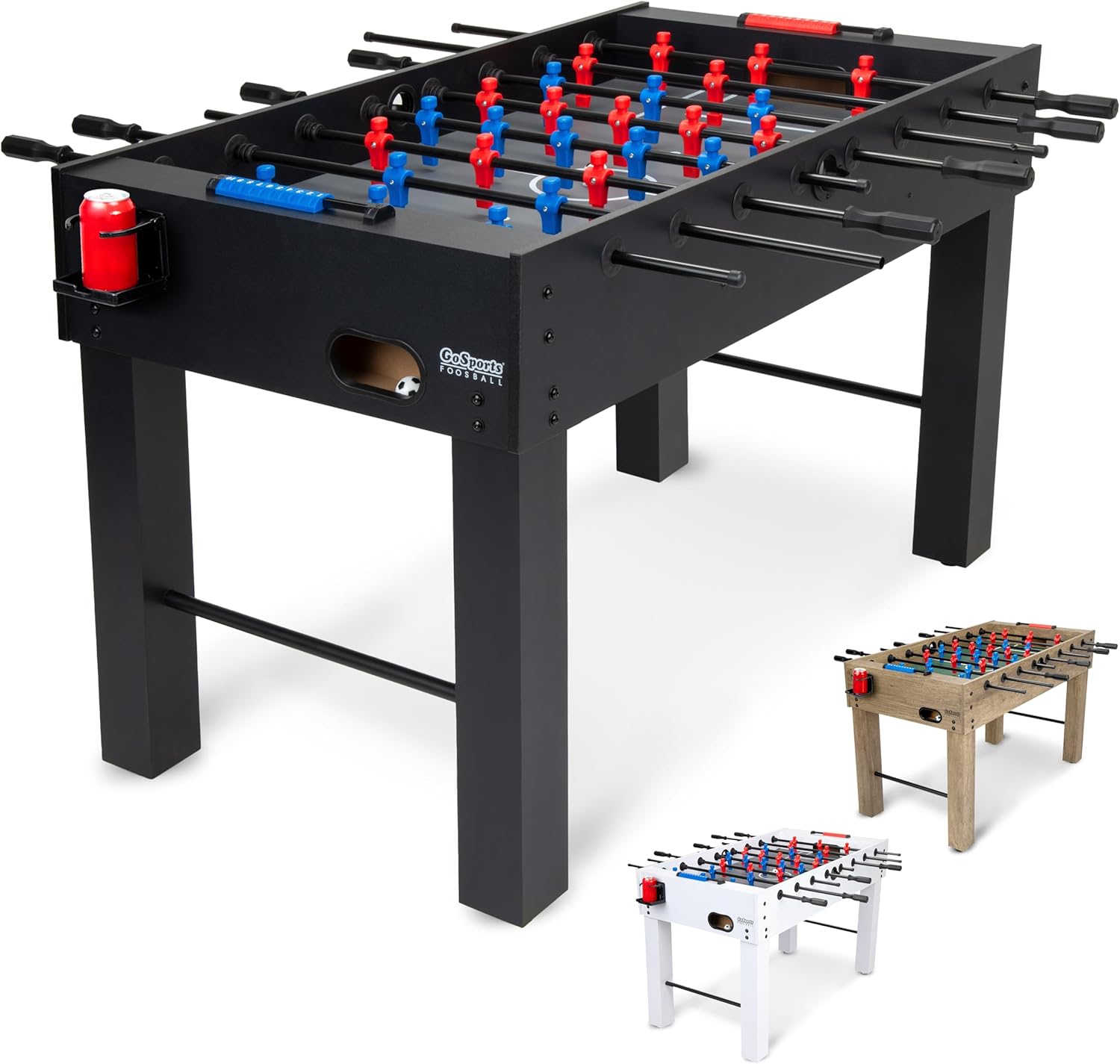 GoSports 54 Inch Full Size Foosball Table for Adults – Perfect for Home, Office or Game Room – Choose Color