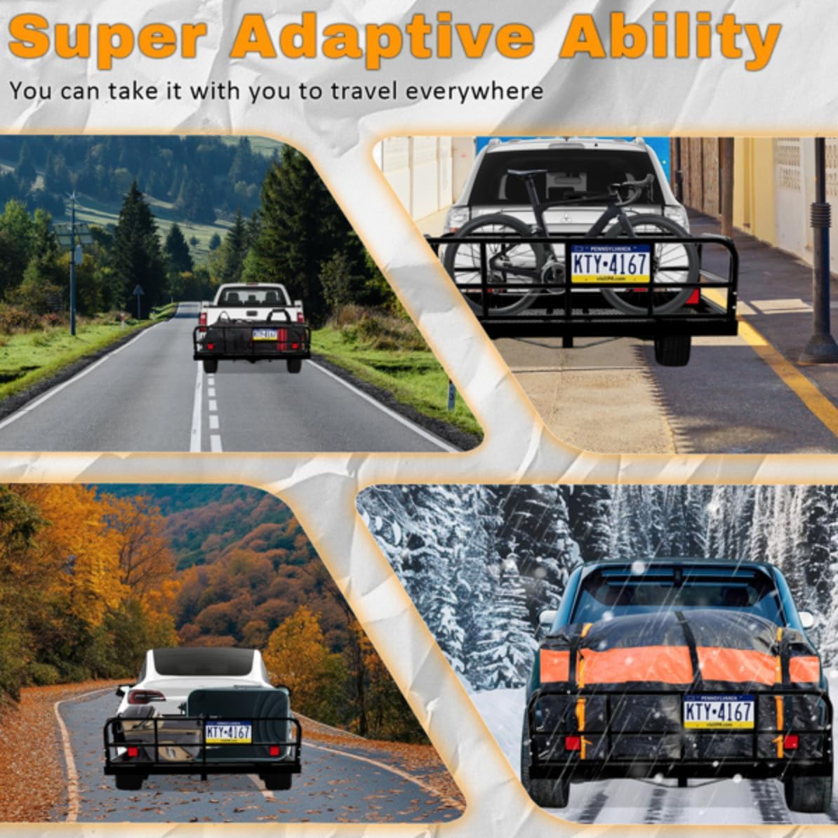 Mobility Electric Scooter Wheelchair Hitch Carrier Disability Medical Rack Ramp