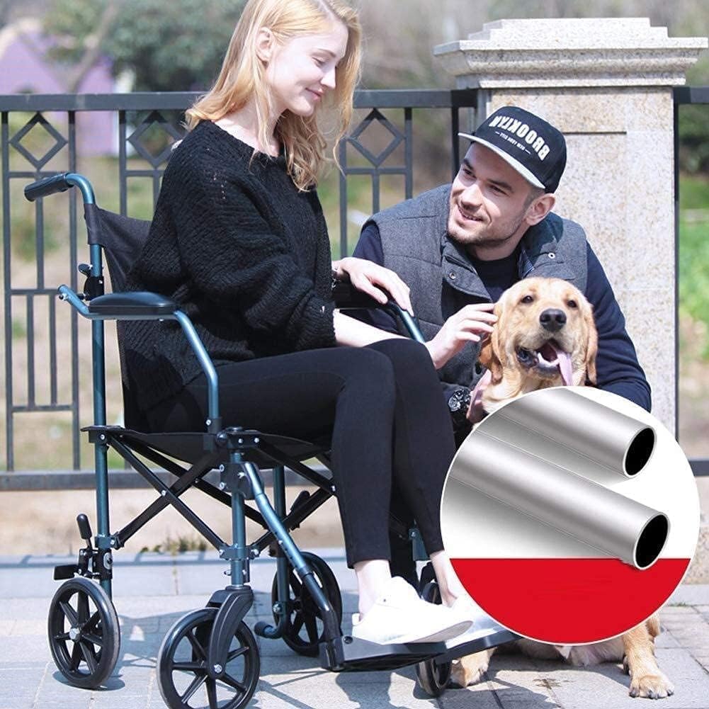 Ultra-Light Wheelchair, Ultra-Thin, Lightweight, Portable Folding Wheelchair, Elderly Wheelchair, Travel Trolley, Travel Scooter