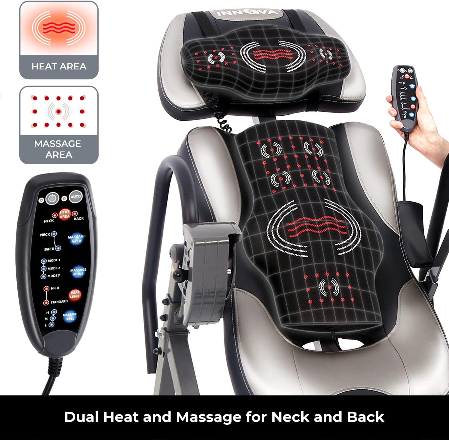 Innova ITM6000 Advanced Heat and Massage Therapeutic Inversion Table