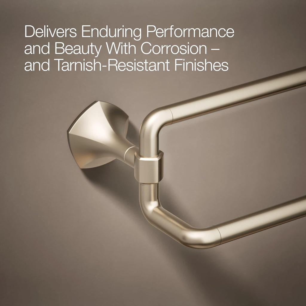 Kohler 27062-BV Occasion® 24' Double Towel bar, Vibrant Brushed Bronze
