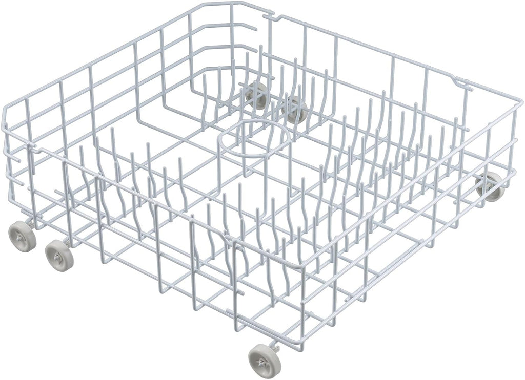 Allstare WD28X31819 WD28X10284 Dishwasher Lower Rack Replacement Parts for GE Dishwasher Parts Lower Dishrack Assembly with Wheels ADW1100N10WW GSD2100V55BB GE Dishwasher Bottom Rack