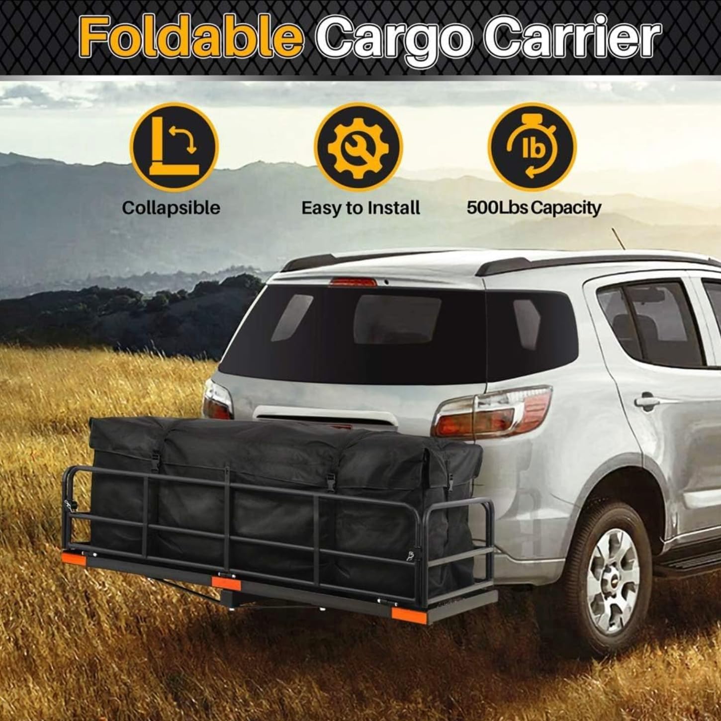 Mobility Electric Scooter Wheelchair Hitch Carrier Disability Medical Rack Ramp