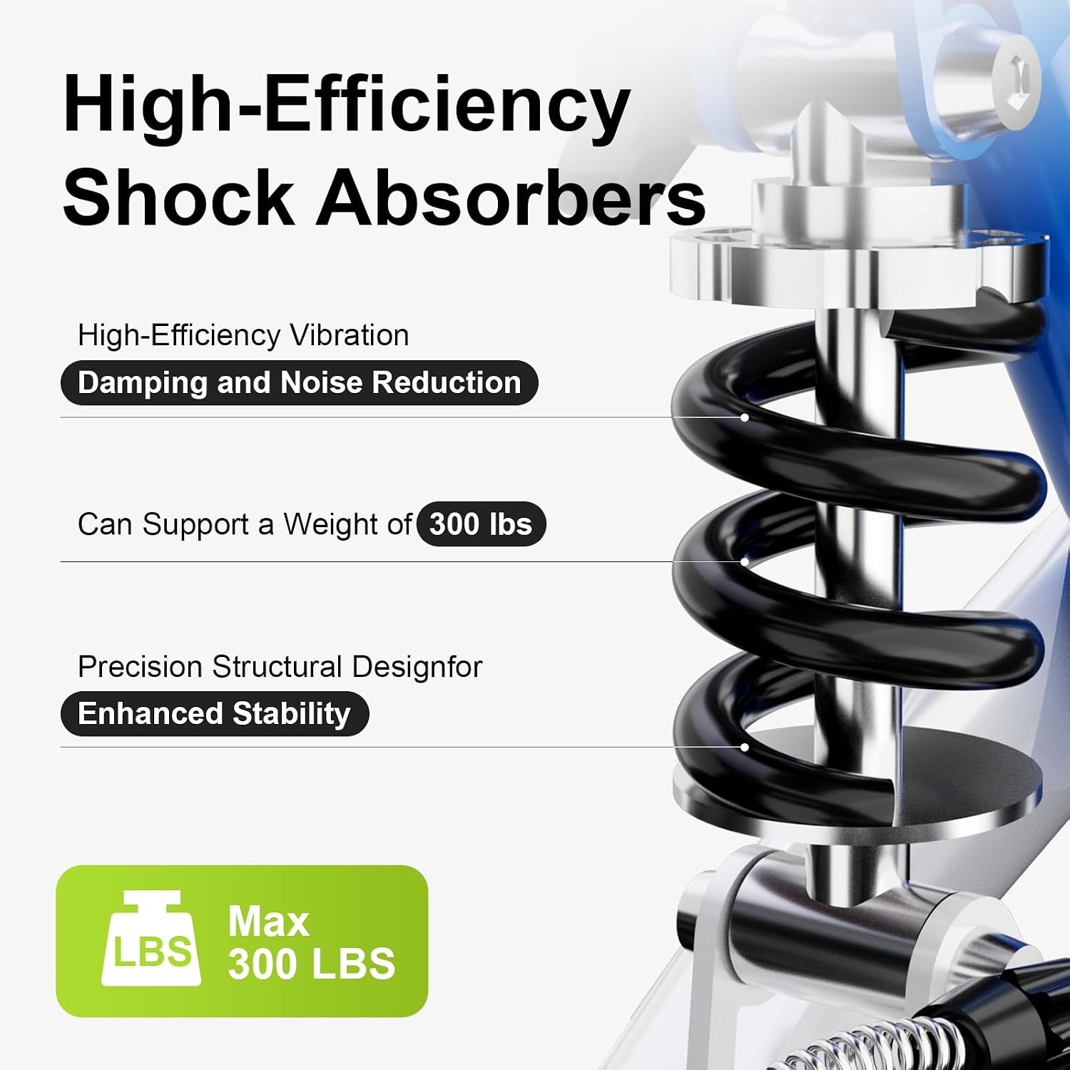 BlessReach All Terrain Steerable Knee Scooter Crutch Alternative，Deluxe Medical Scooter Double Handbrake,for Adults Injured Ankle & Foot Recovery Scooter in Blue