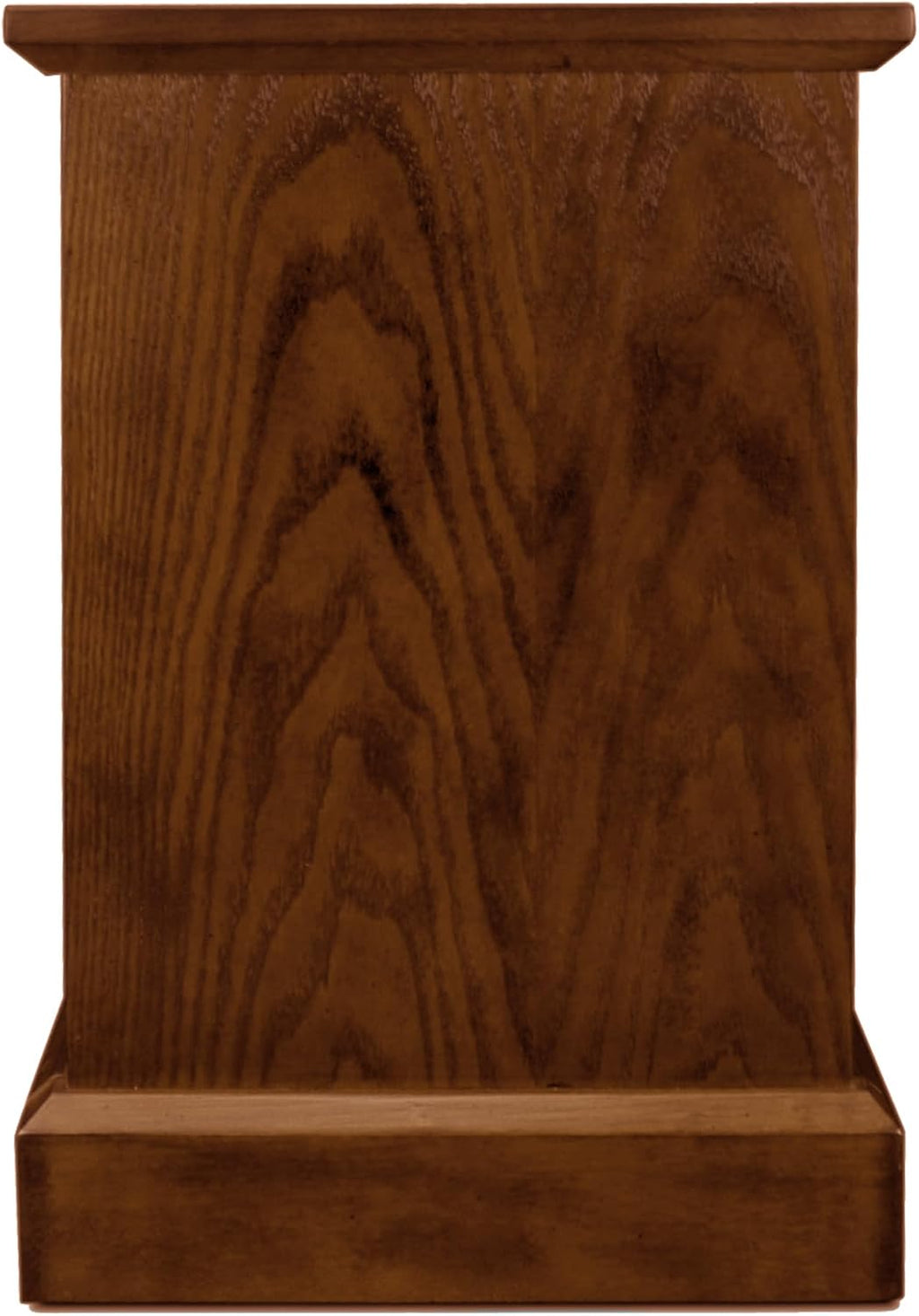 Leick Home Mission Narrow End Table, Solid Wood, with Door, for Living Room and Small Spaces, Mission Oak, 82401