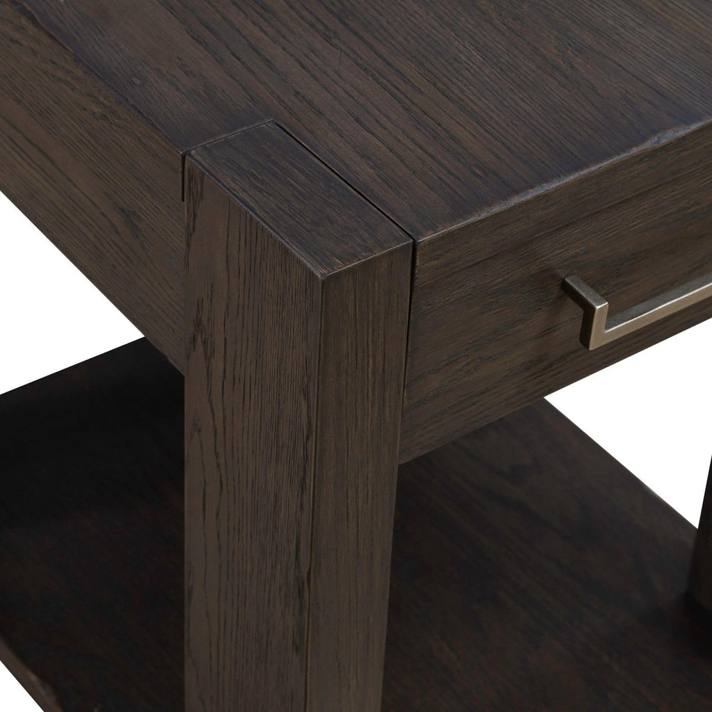 Liberty Furniture Lennox Hill Living Room Chairside Table - Bark
