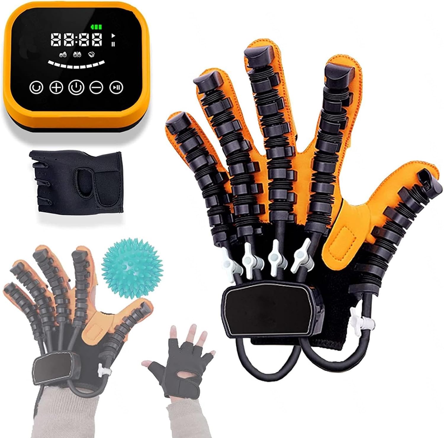 Disability Aids Rehabilitation Equipment Hand Dysfunction Patient Training Device with Single Finger Training and Mirror Mode,Right-L
