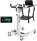 Mosfer Electric Patient Lift Transfer Chair Lift,Chair Lift Assist Devices for Home Seniors and Disabled with Adjustable Height, Folding Bathroom Wheelchair Move from Bed to Chair,Toilet,Car,Outdoor