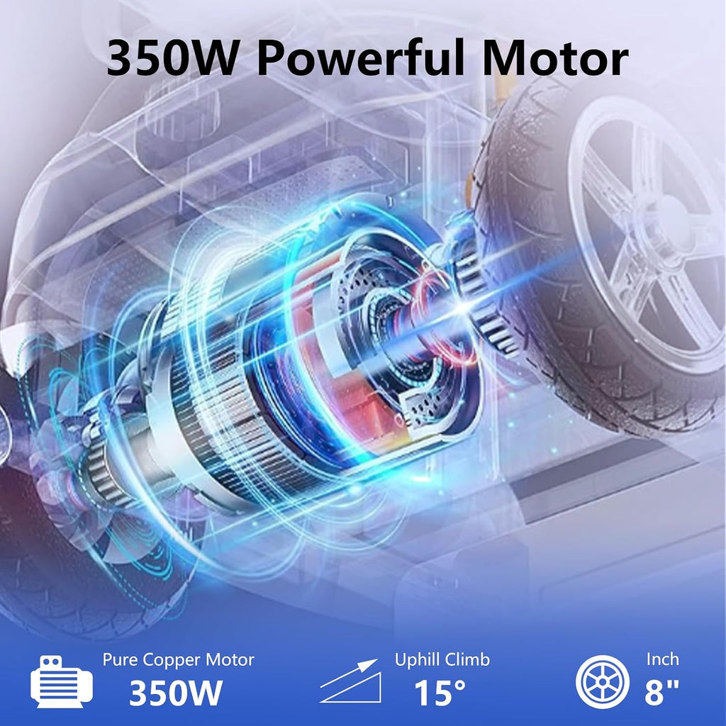 4 Wheel Electric Power Mobility Scooter for Adults, Electric Scooter for Seniors Folding Mobility Scooter -Max Speed 5 Mph,12.5 Miles Long Travel Range
