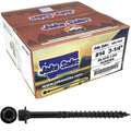 Jake Sales #14 X 3-1/4' Heavy Duty Black Timber/Log/Landscaping Wood Screws - Exterior Coated Heavy Duty Screws. 1 x Full Box - 650 Screws