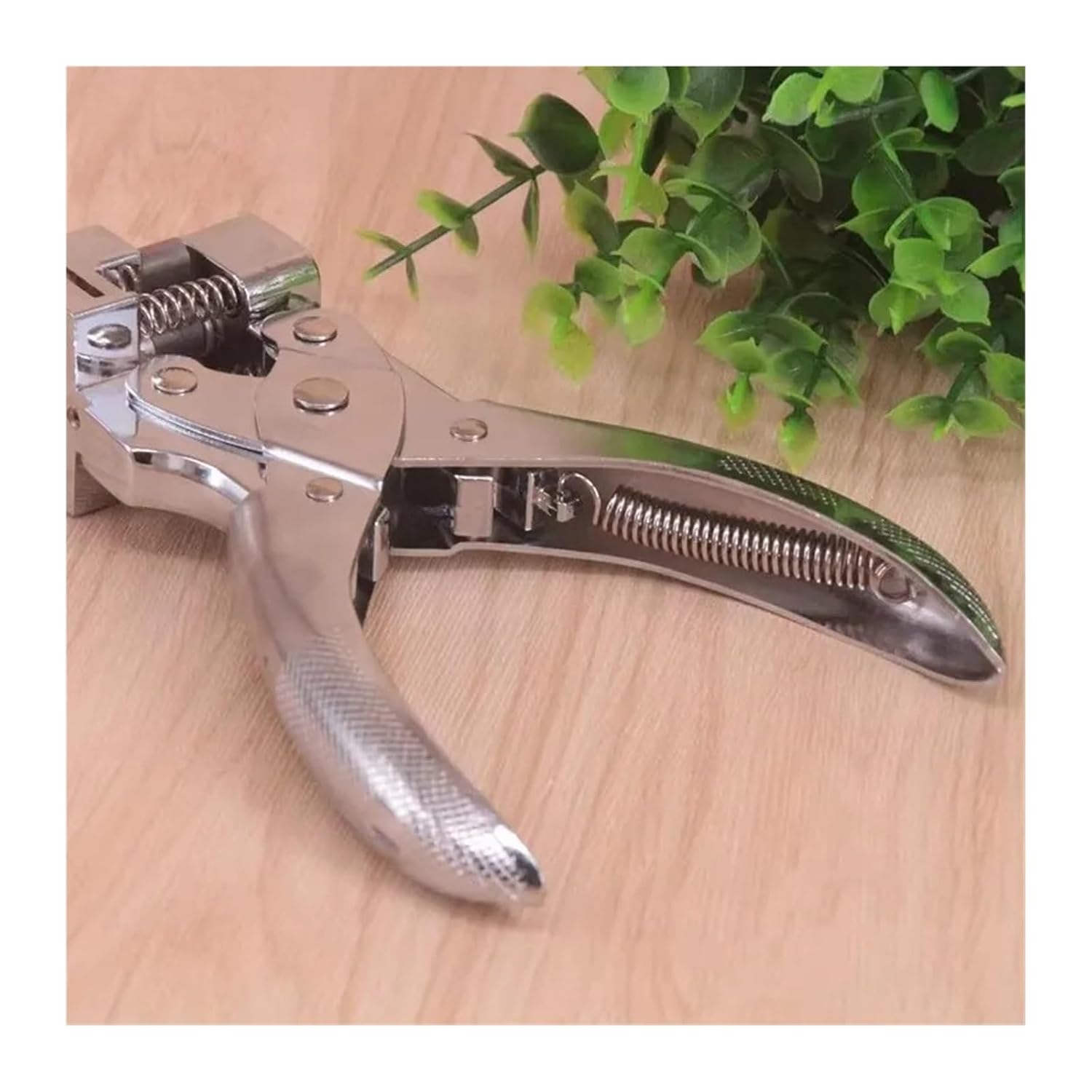 Paper Hole Punch T Slot Shape PVC Plastic ID Paper Tag Tool Plier Airplane Hole Puncher Punch Stationery Office Badge Card paperboard