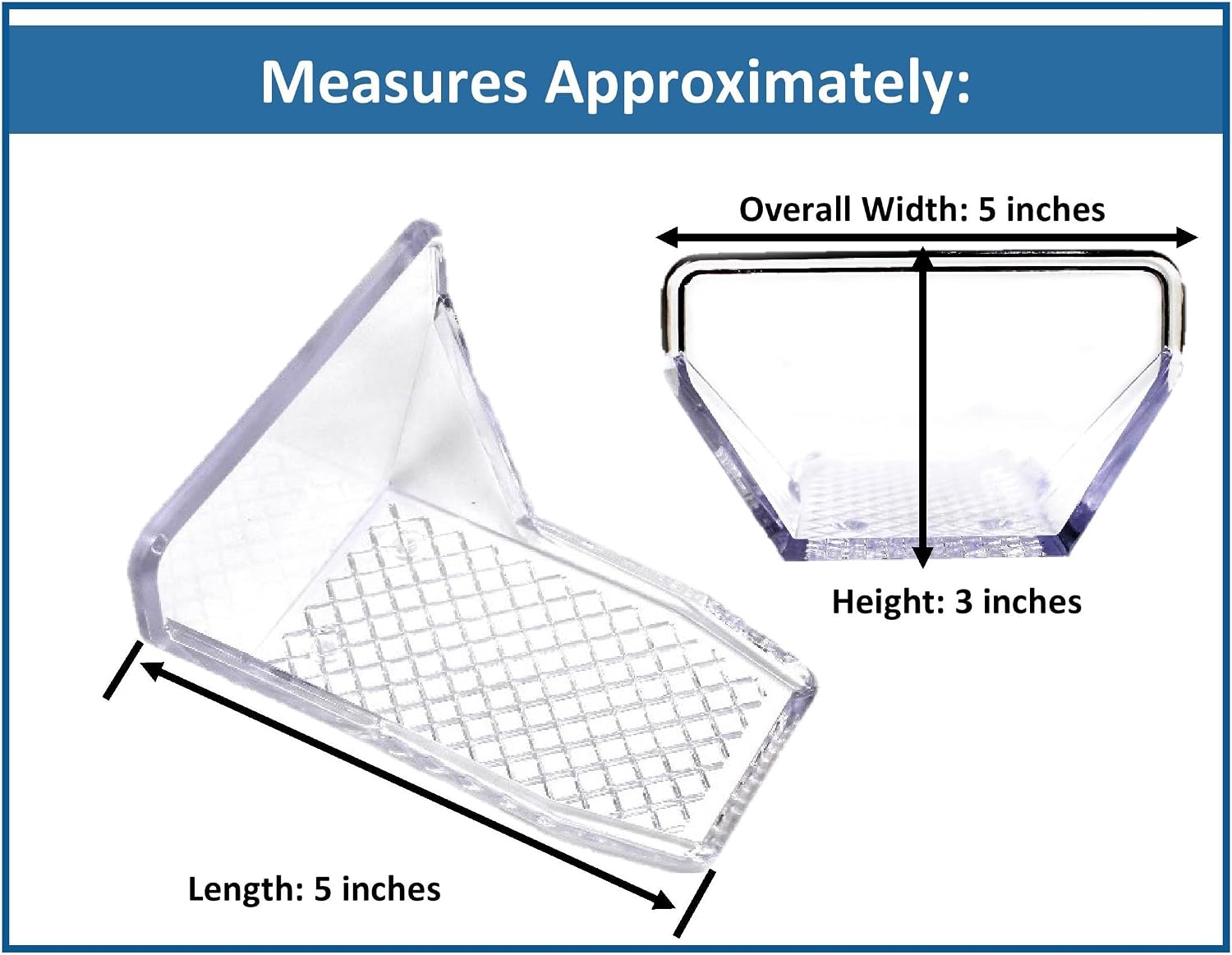JSP Manufacturing Clear Plastic Alpine 25 Piece Jumbo Snow Guards with Adhesive Fastening Mounting Hardware Kit - Includes (2) Tubes of SB-190 Adhesive (Snow Guards with Adhesive)
